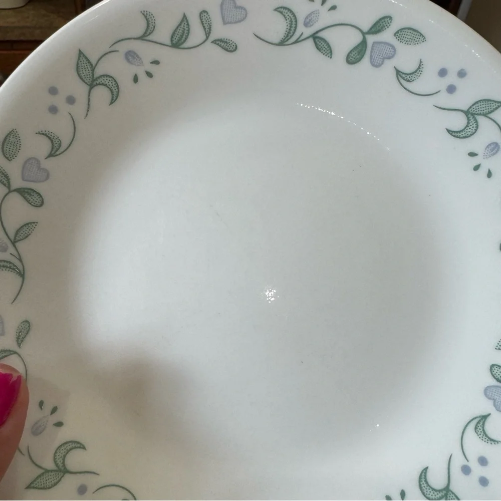 Corelle Country Cottage 6.75” Wide Dessert Bread & Butter Plates Set of 4 USA